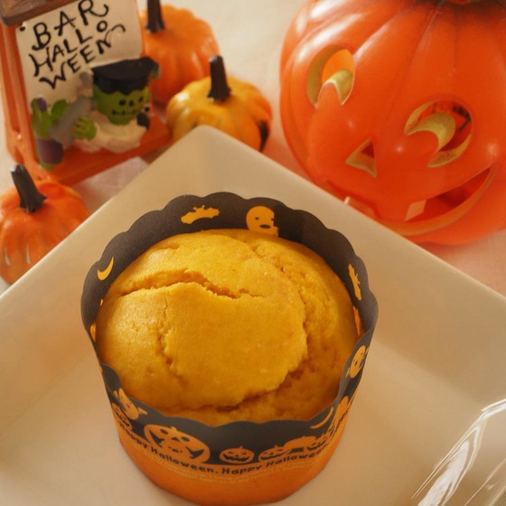 かぼちゃのプリンとかぼちゃのマフィン