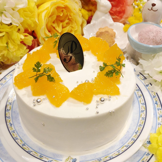オレンジショートケーキ