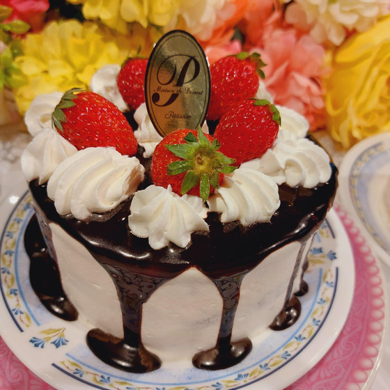 ドリップショートケーキ