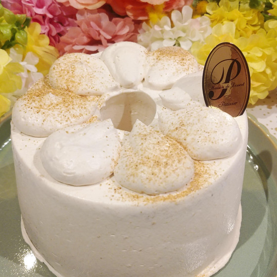 黒糖きなこのシフォンケーキと葛プリン(オプション)
