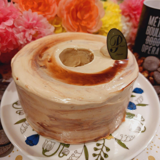 ヘーゼルナッツのシフォンケーキ(珈琲に合うケーキ)