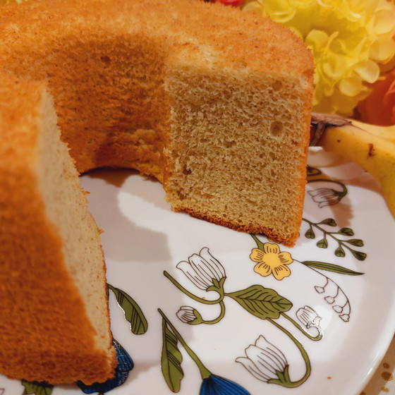 シフォンケーキ断面