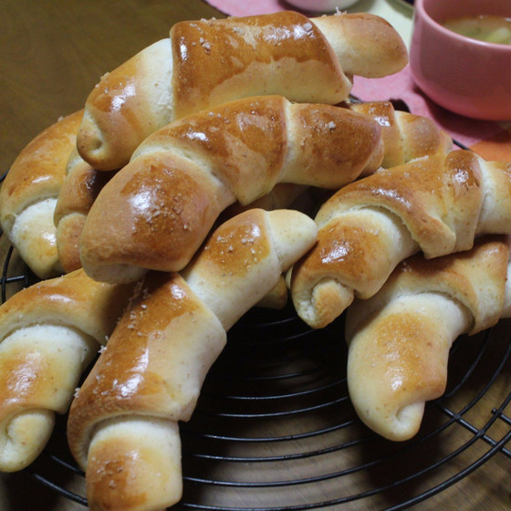 基礎レッスン～山型食パン　塩パン