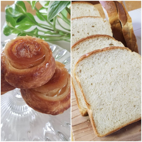 クイニーアマンとコンプレ食パン