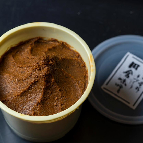 麦味噌仕込み