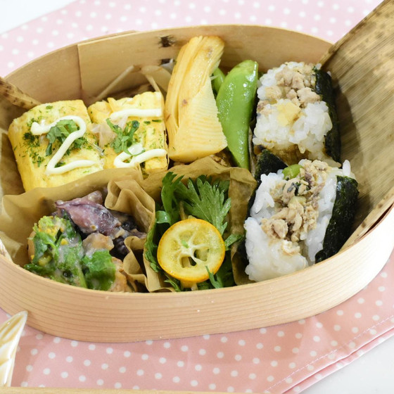教室レッスン！　芽吹きの春献立を総ざらえ・筍尽くしの行楽弁当