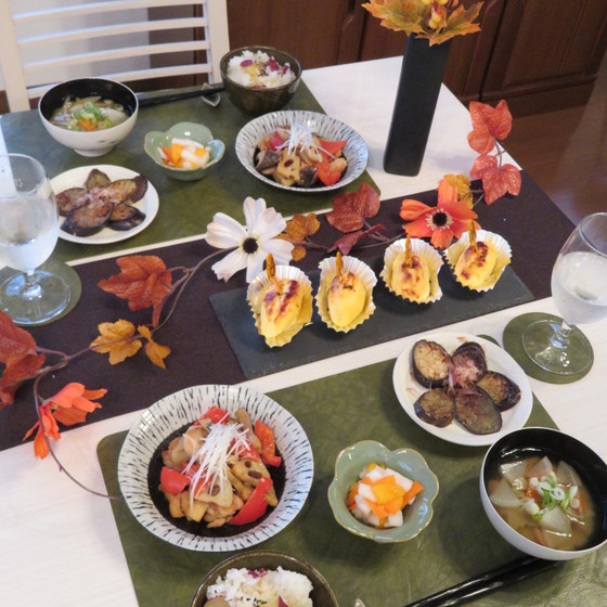秋の味覚をたっぷりと☆簡単時短レシピ