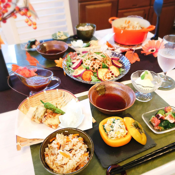 食から秋を感じよう☆体に嬉しい和食レッスン