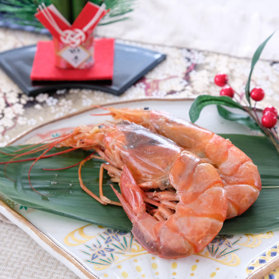 『有頭海老』はお節料理には欠かせませんね。
