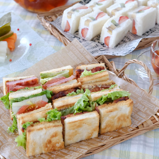 お弁当が華やぐサンドイッチ
