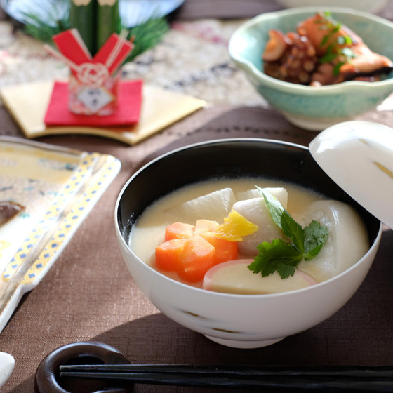 白味噌のお雑煮、絶品！