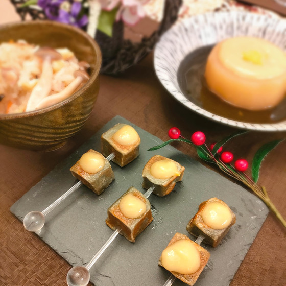 生麩田楽。モチモチ♪