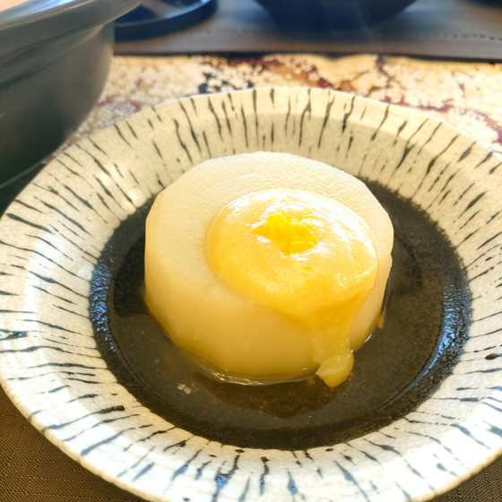 大根と柚子味噌がとても合います。