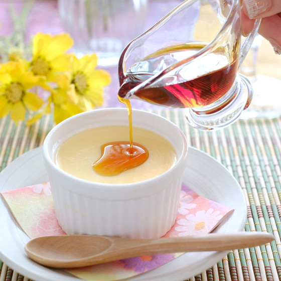 蒸し器不要。なめらかプリン