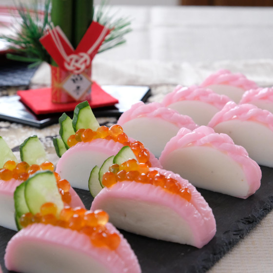 蒲鉾いくらのせ＆蒲鉾飾り切り