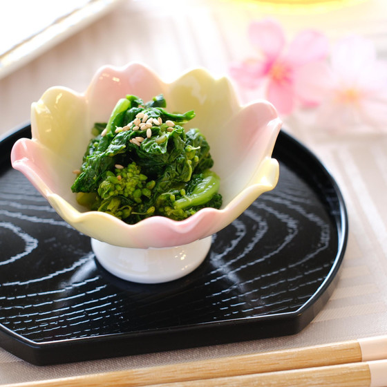 今が旬♪菜の花からし和え
