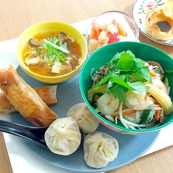 小龍包もエッグタルトも一から手作り☆みんな大好き飲茶プレート