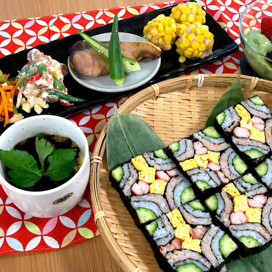 華やか飾り寿司☆自家製西京焼きに茶碗蒸しの和食レッスン