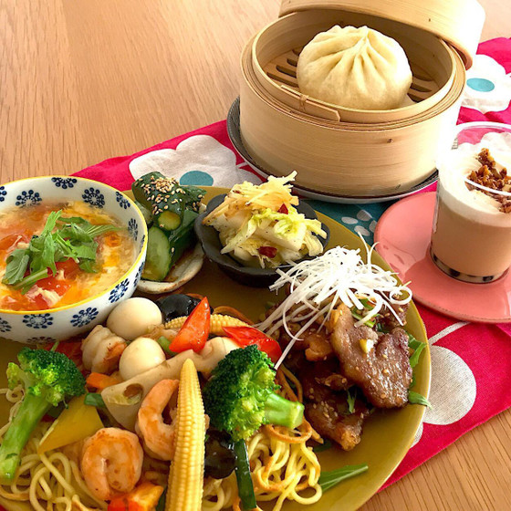 みんな大好き♡皮から手作り肉まん盛りだくさん中華レッスン
