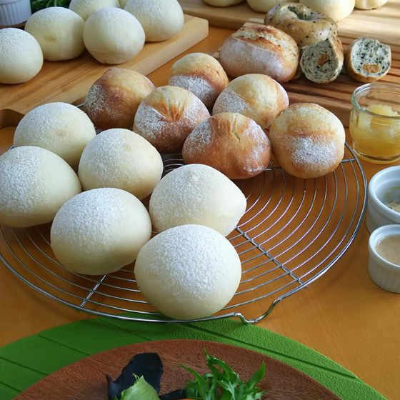 初回レッスン　白ぱんとプチパン