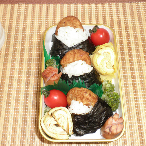 マンツーマンレッスン◇名古屋名物天むす、ハート型卵焼き弁当