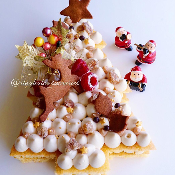 季節を感じる洋菓子ベーシックレッスン(クリスマスケーキ)