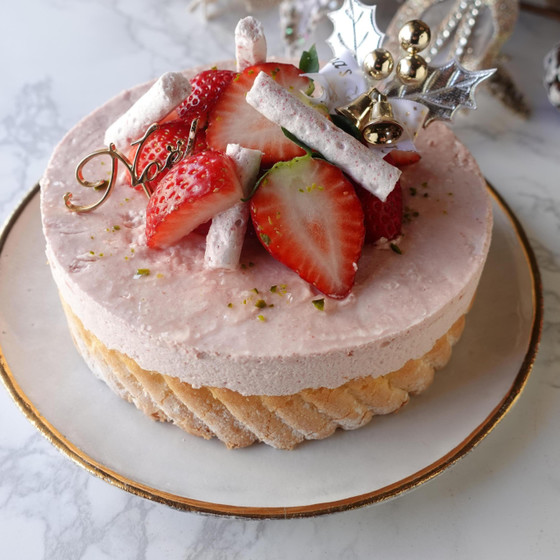 ベーシックレッスン(いちごのムースケーキ)
