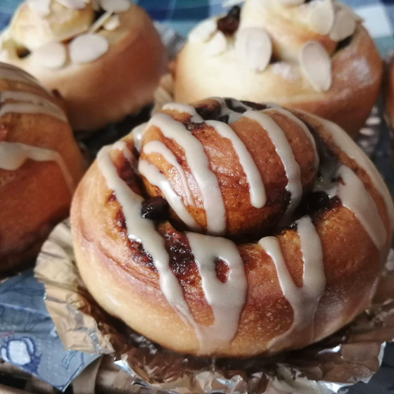 【オンライン講座】カフェチョコロール＆ラムレーズンロール