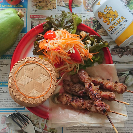 夏の終わりと、タイのおつまみセット。