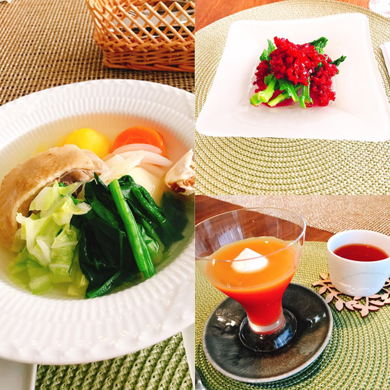 基本の薬膳料理〜ポカポカ温まるちょっぴりクリスマス薬膳〜