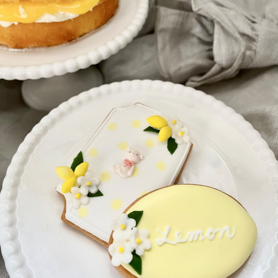 ヴィクトリアスポンジケーキ　サマーバージョン&アイシングクッキー！