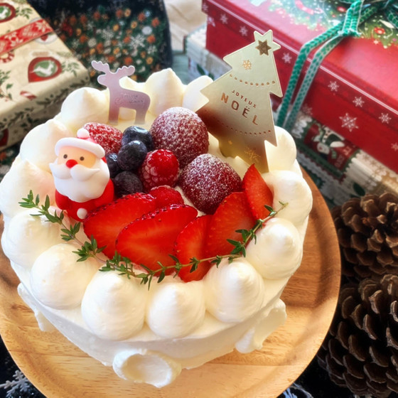 豪華３段ショートケーキ♪