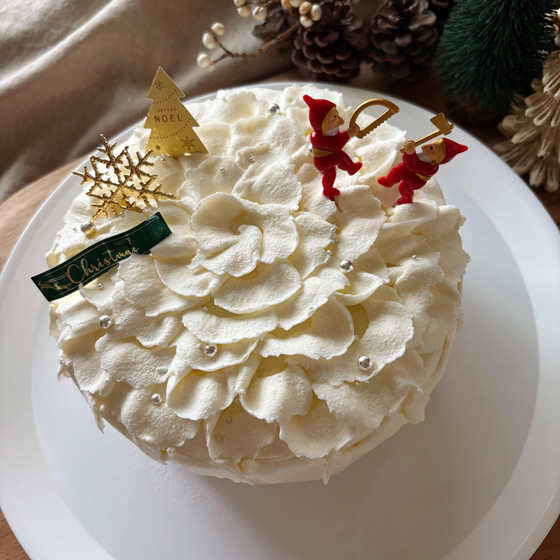 ２０２５🎄クリスマスケーキ🎄  【フリルシャンティノエルケーキ】