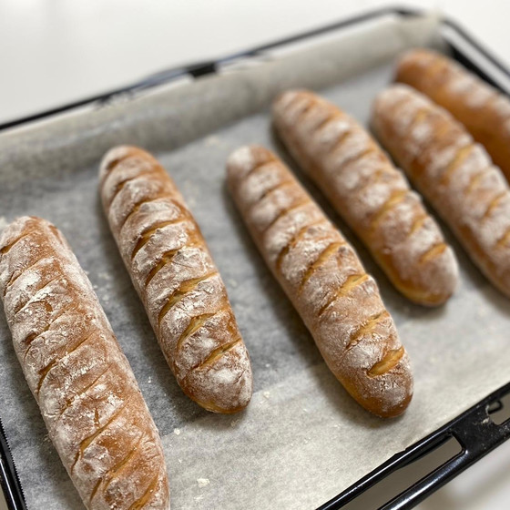 焼き上がり直後の状態