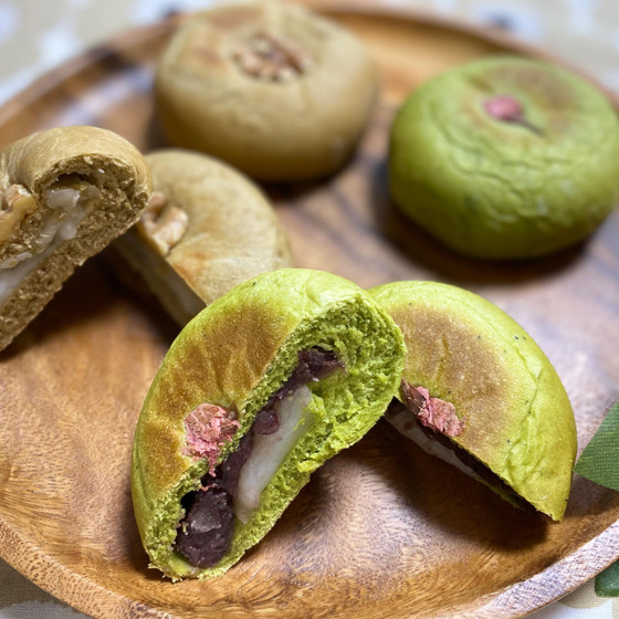平焼きあんパン2種6コ