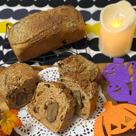 バーンブラック2コ　ハロウィンのパン♫