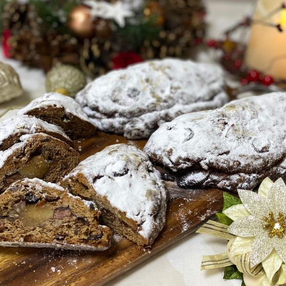 カフェショコラマロンシュトレン3台　クリスマス特集♫