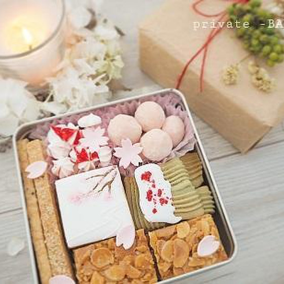 春のクッキー缶レッスン