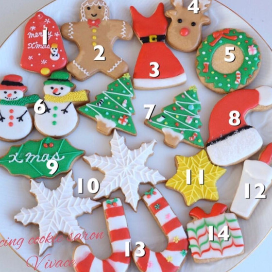 王道Xmasアイシングレッスン