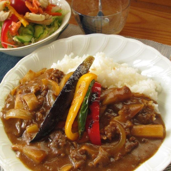 洋食の基本１　彩り時短カレー､野菜サラダ､野菜スープの実習