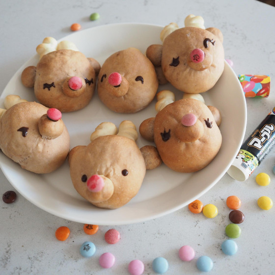 【オンラインレッスン】トナカイのチョコクリームパン