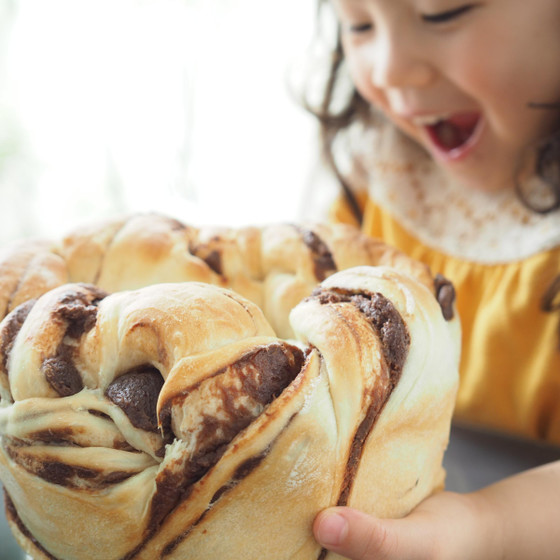 チョコリングはボリュームたっぷり、食べ応え◎
