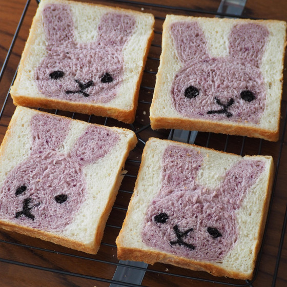 うさぎの食パンを作ります。