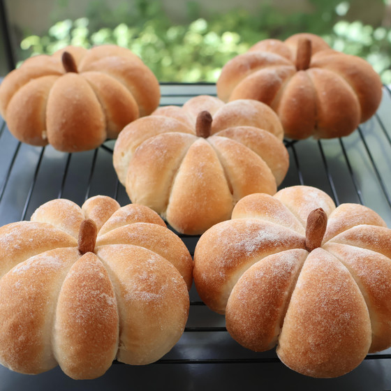 【ハロウィン前限定】かぼちゃ塩パン5個
