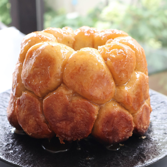16㎝クグロフ型を使って、焼き上げます。