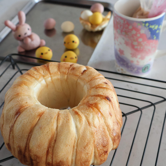 卵・巣・ひよこ・うさぎも全部パンで作ります。
