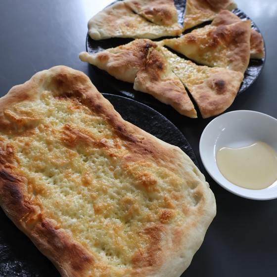 一枚500円で追加で焼けます。ご予約時にお伝えください