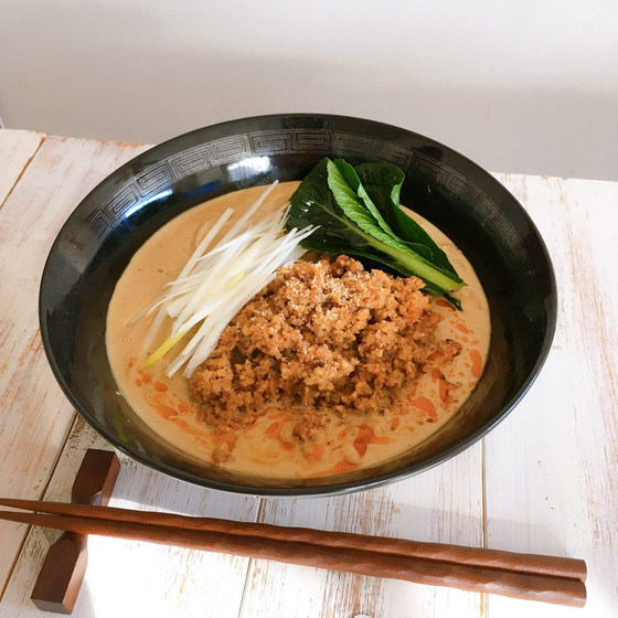 濃厚肉みそとクリーミィスープのRAW担々麺オンラインレッスン