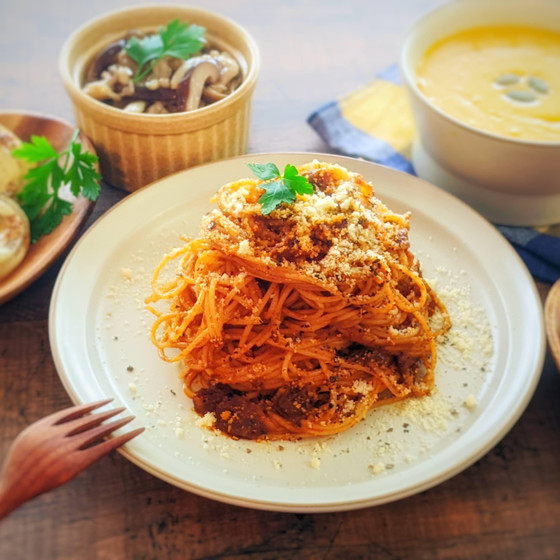 月替りレッスン〈10月〉だしのうま味で！かに味噌クリームパスタ