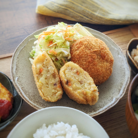 初めてのおだし〈2月〉 だし旨コロッケの和ごはん定食